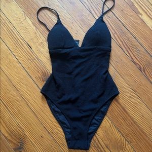 H&M black one piece